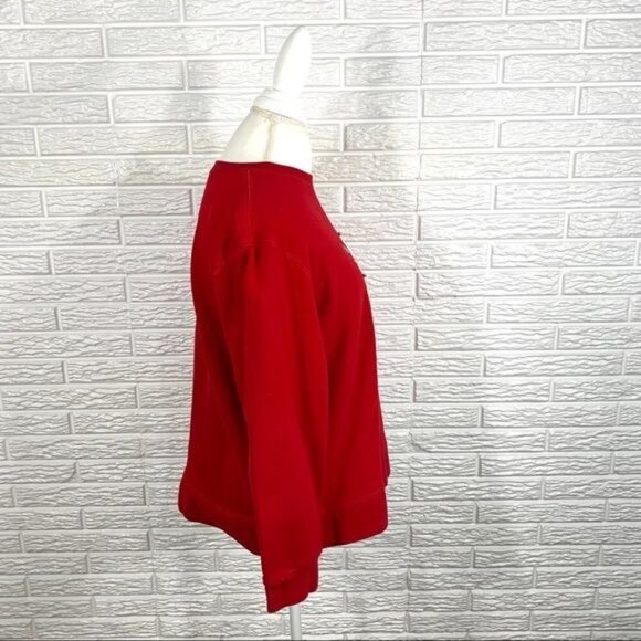 Vintage Classic Editions Red Christmas Sweatshirt Size Extra Large 18 - Picture 4 of 5